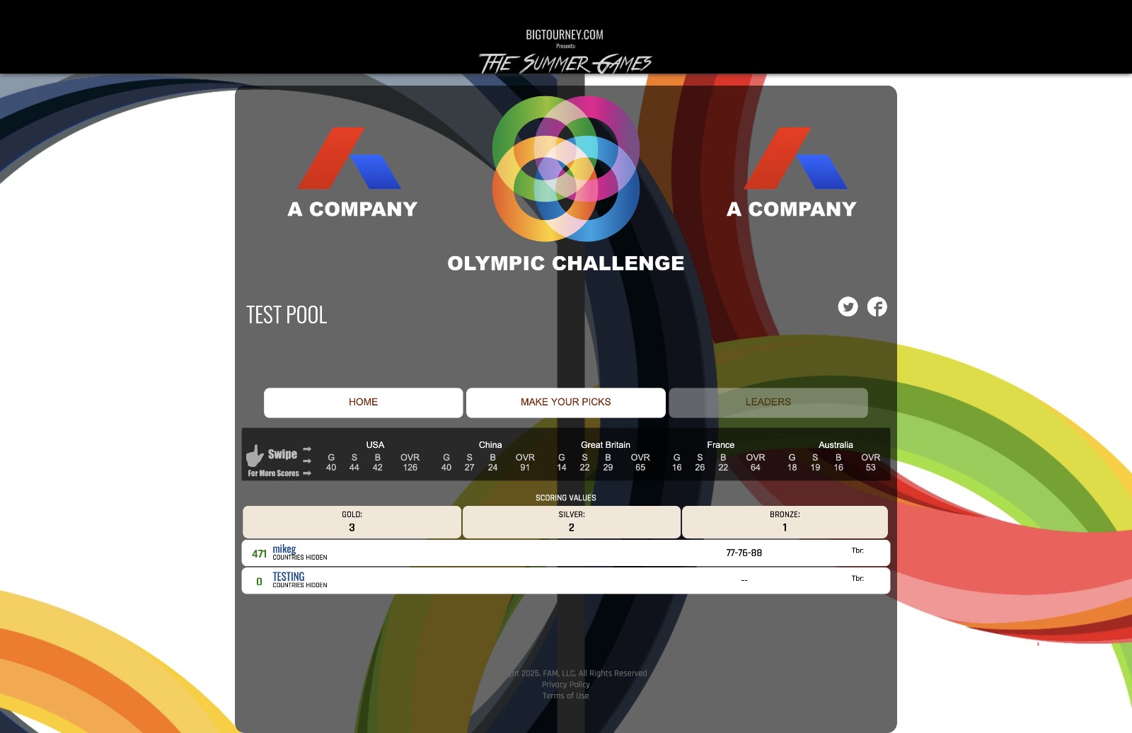 Olympics Medal Count Challenge preview for global engagement